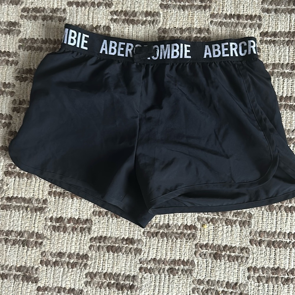 Abercrombie girls shorts black size 13/14